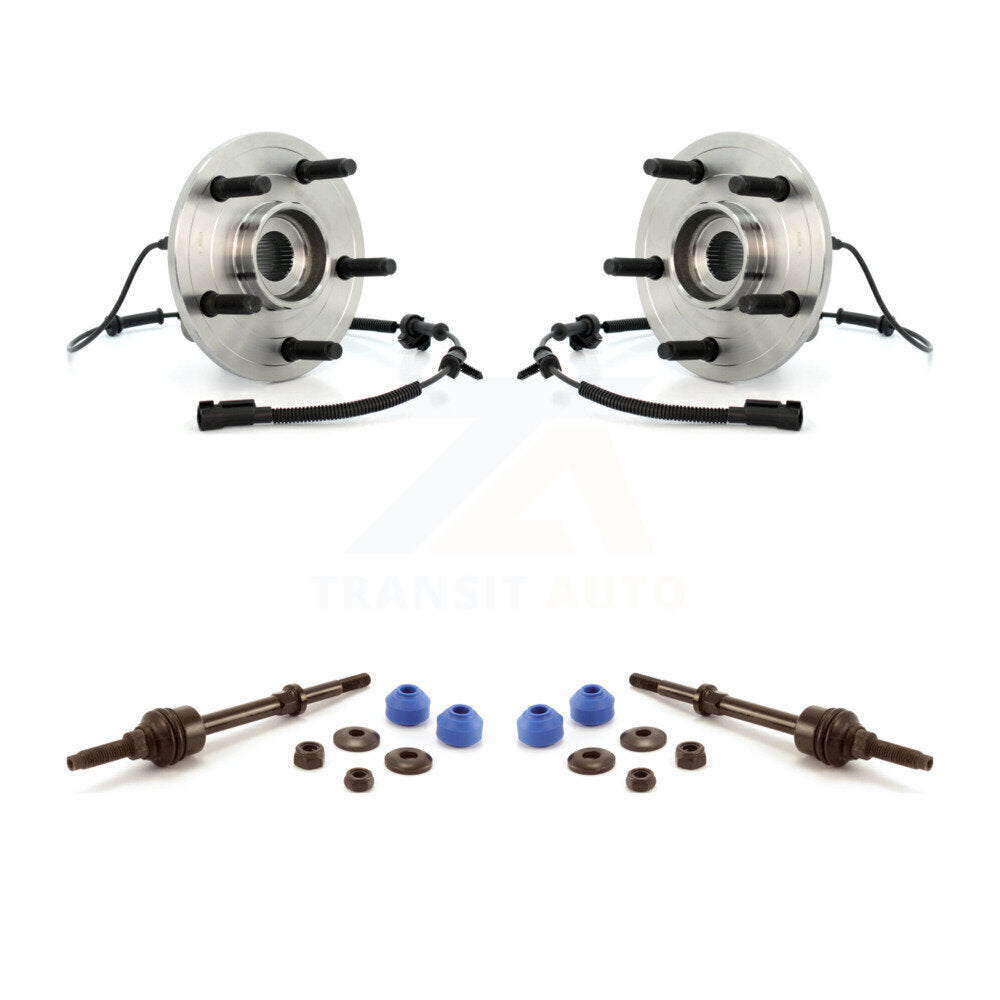 Hub Bearing Assembly & Link Front Kit For 06-08 Dodge Ram 1500 With 5 Lug Wheels