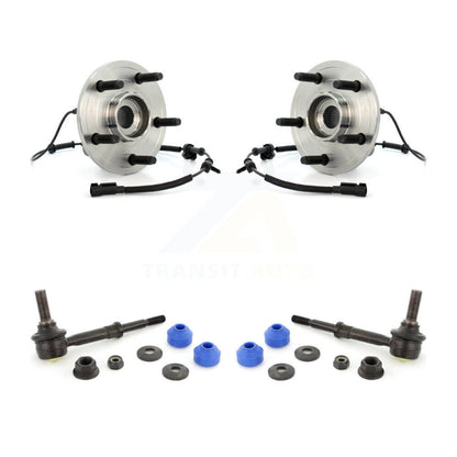 Hub Bearing Assembly & Link Front Kit For 06-08 Dodge Ram 1500 With 5 Lug Wheels