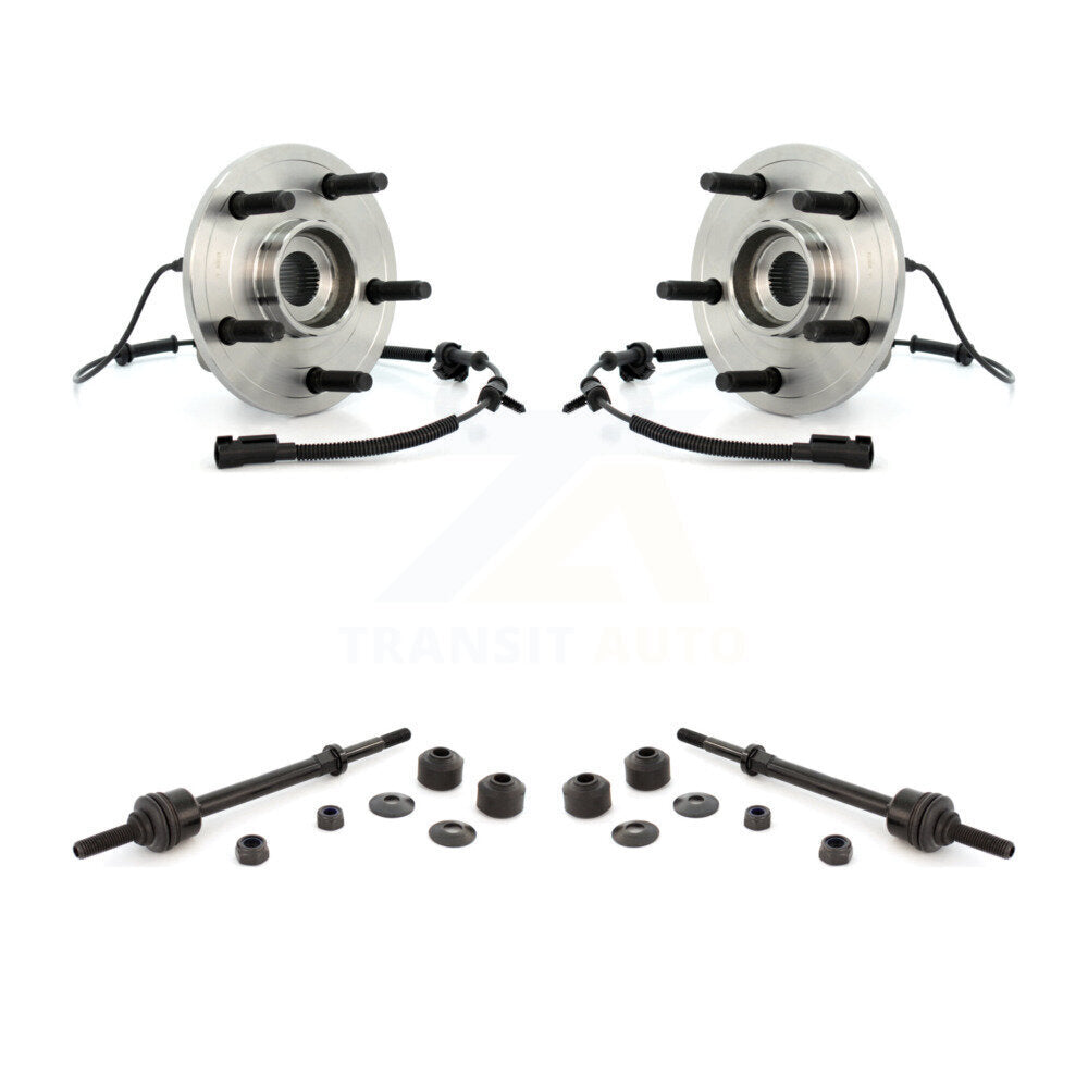 Hub Bearing Assembly And Link Front Kit For Dodge Ram 1500