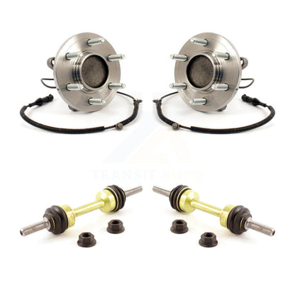 Hub Bearing Assembly And Link Front Kit For 2009-2010 Ford F-150 RWD