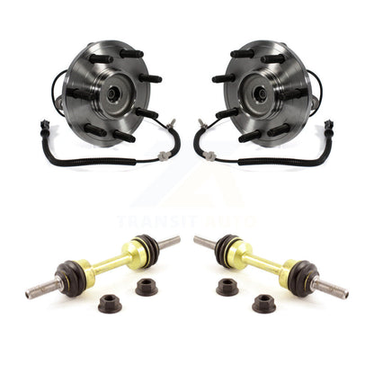Hub Bearing Assembly And Link Front Kit For 2009-2010 Ford F-150 RWD