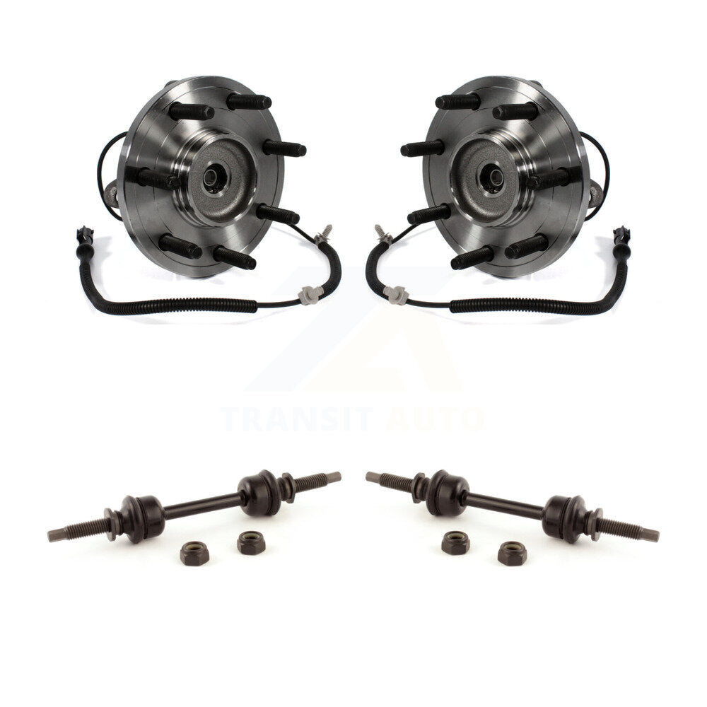 Hub Bearing Assembly And Link Front Kit For Ford F-150