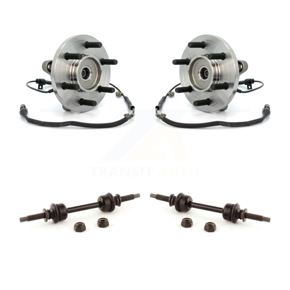 Hub Bearing Assembly And Link Front Kit For Ford F-150