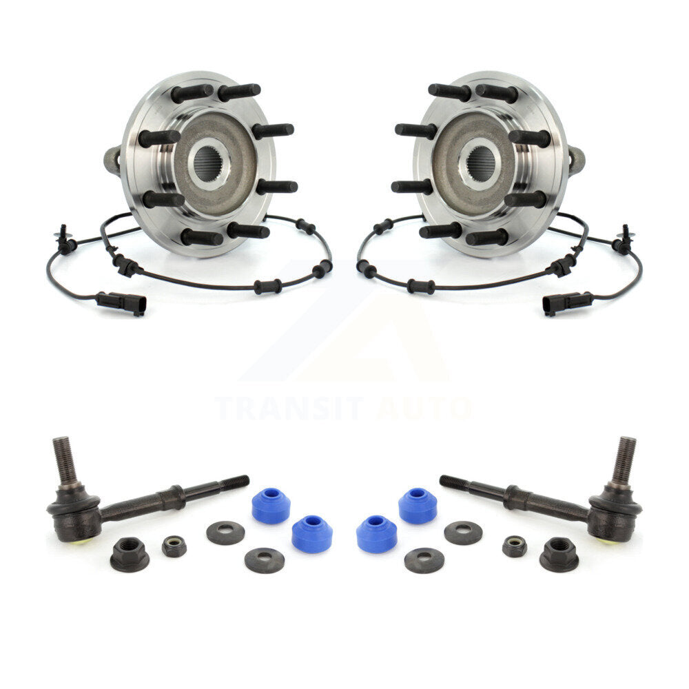 Hub Bearing Assembly And Link Front Kit For Dodge Ram 2500 3500