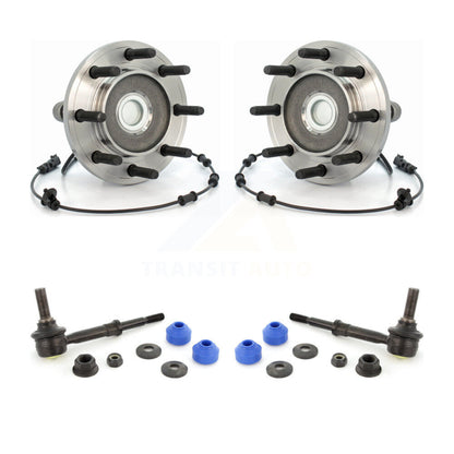 Hub Bearing Assembly Link Front Kit For 10 Dodge Ram 3500 Cab & Chassis with RWD