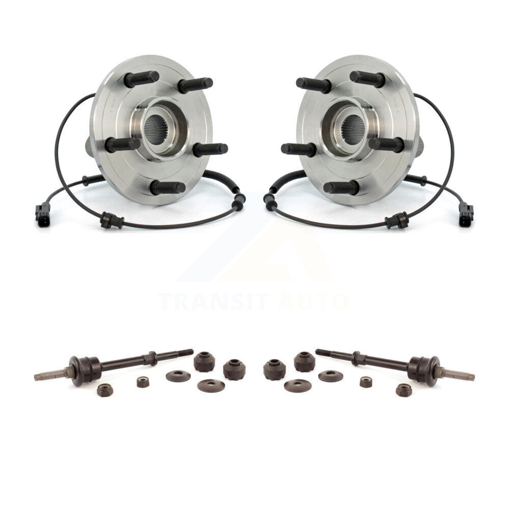 Hub Bearing Assembly And Link Front Kit For Dodge Ram 1500 RWD
