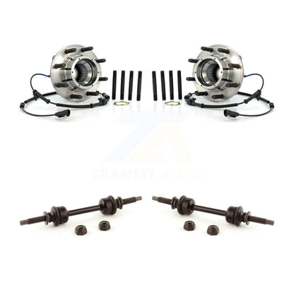 Hub Bearing Assembly And Link Front Kit For Ford F-350 Super Duty F-250 4WD