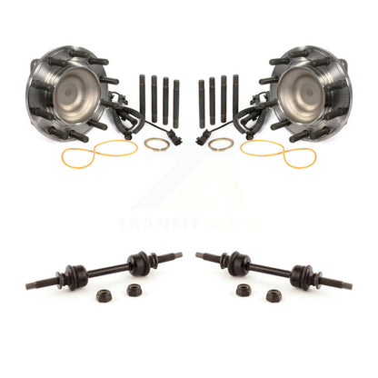 Hub Bearing Assembly And Link Front Kit For Ford F-450 Super Duty F-550 4 X 2