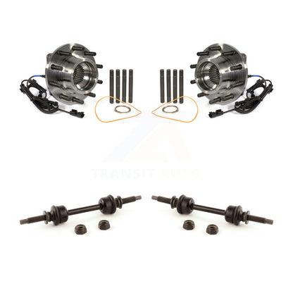 Hub Bearing Assembly And Link Front Kit For Ford F-450 Super Duty F-550 4 X
