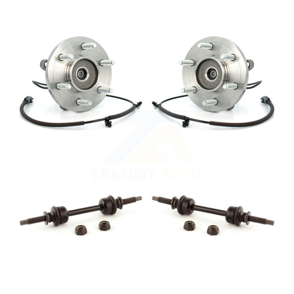 Hub Bearing Assembly And Link Front Kit For Ford F-150
