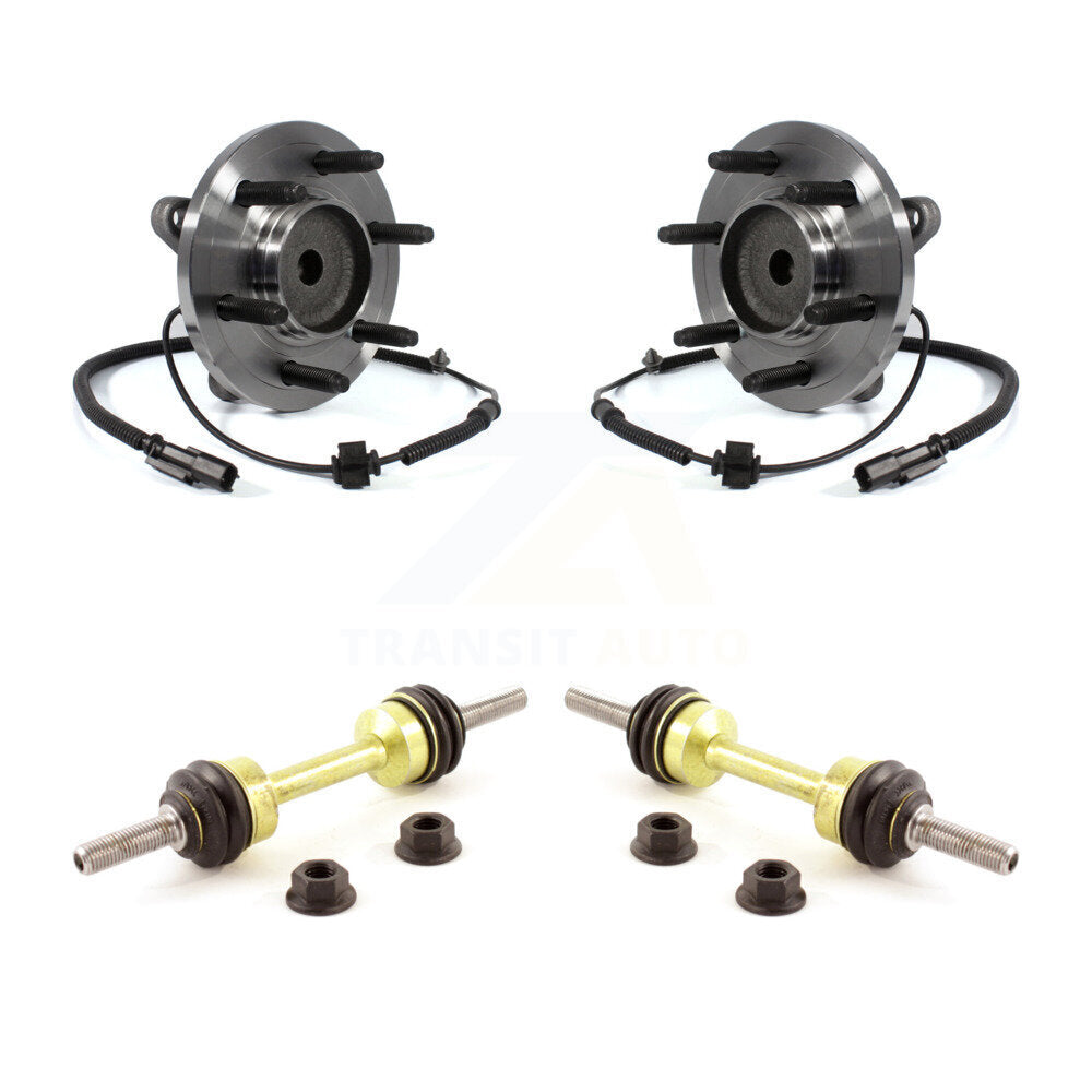 Hub Bearing Assembly Link Front Kit For Ford F-150 Expedition Lincoln Navigator