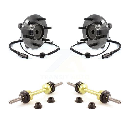 Hub Bearing Assembly Link Front Kit For Ford F-150 Expedition Lincoln Navigator