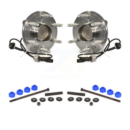 Hub Bearing Assembly & Link Front Kit For GMC Chevrolet Sierra 1500 Silverado XL