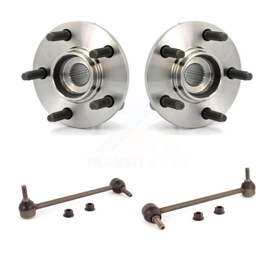 Hub Bearing Assembly And Link Front Kit For Ford Taurus Mercury Sable Lincoln