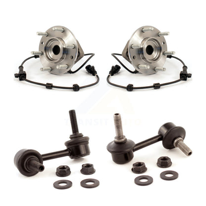 Hub Bearing Assembly & Link Front Kit For GMC Chevrolet Envoy Trailblazer XL EXT