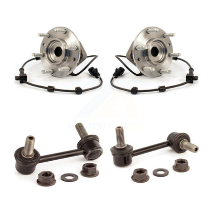 Hub Bearing Assembly & Link Front Kit For Chevrolet GMC Trailblazer Envoy XL EXT