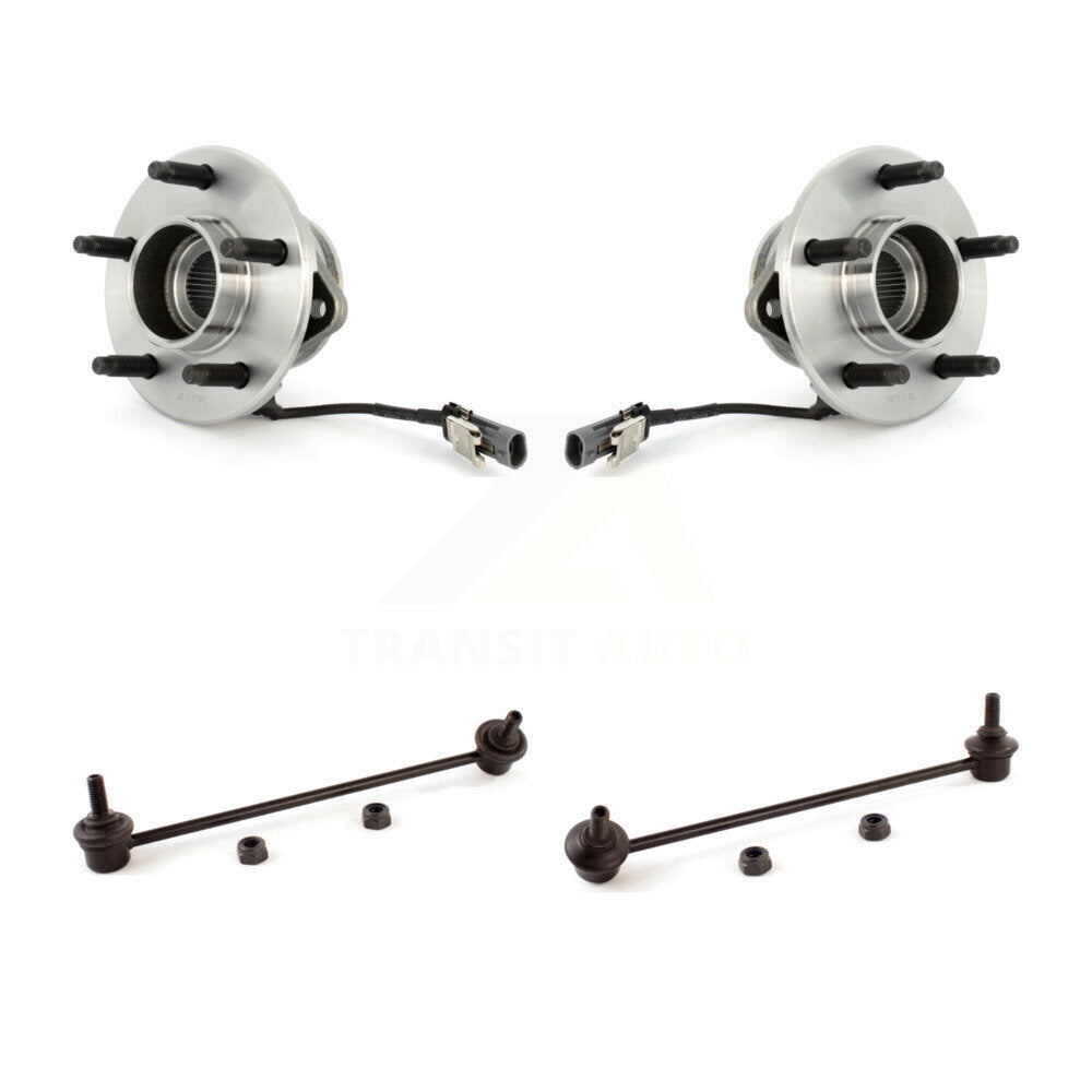 Hub Bearing Assembly And Link Front Kit For Saturn Vue Chevrolet Equinox Pontiac