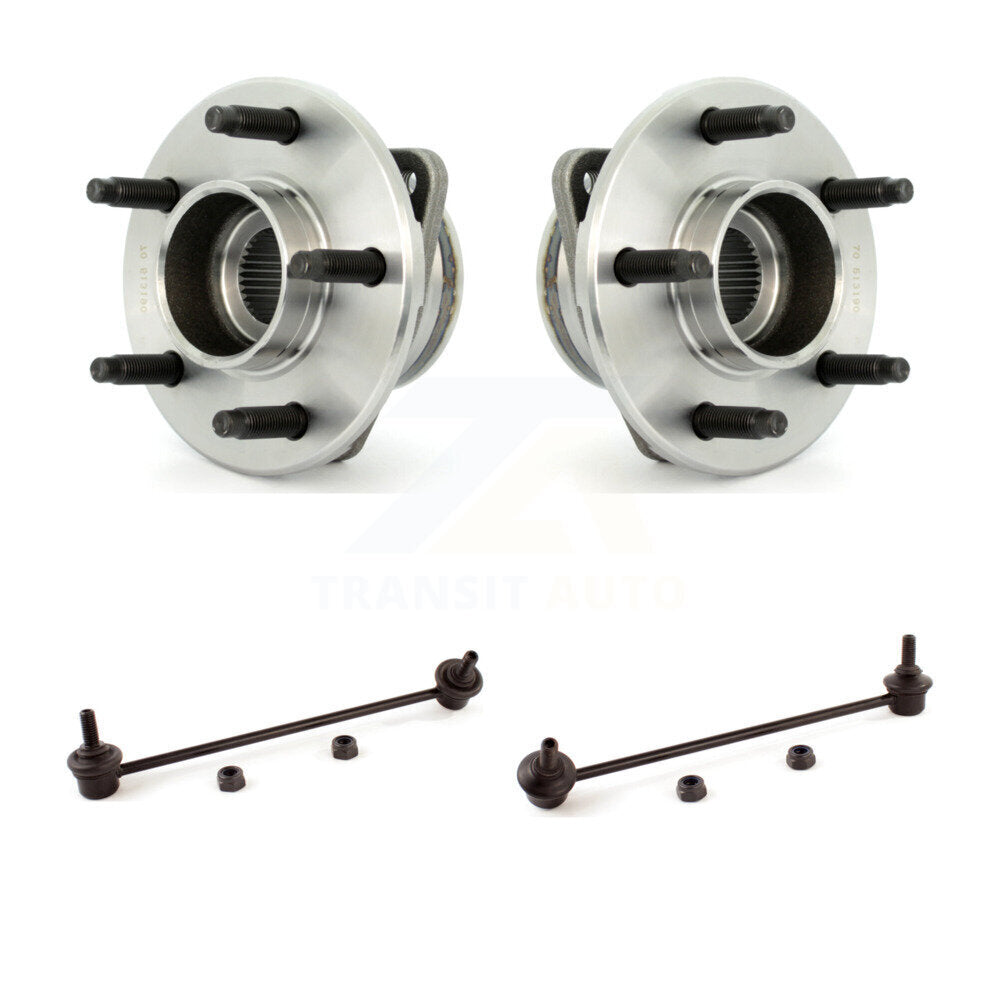 Hub Bearing Assembly And Link Front Kit For Saturn Vue Pontiac Torrent Chevrolet