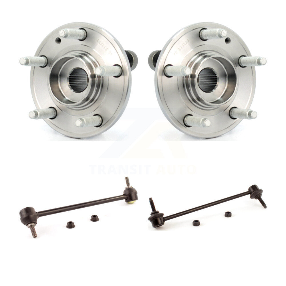 Hub Bearing Assembly And Link Front Kit For Ford Five Hundred Freestyle Taurus X