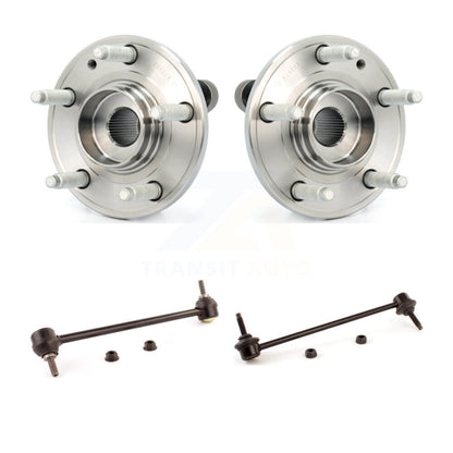 Hub Bearing Assembly And Link Front Kit For Ford Five Hundred Freestyle Taurus X
