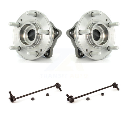 Hub Bearing Assembly & Link Front Kit For Hyundai Santa Fe Kia Sorento Veracruz