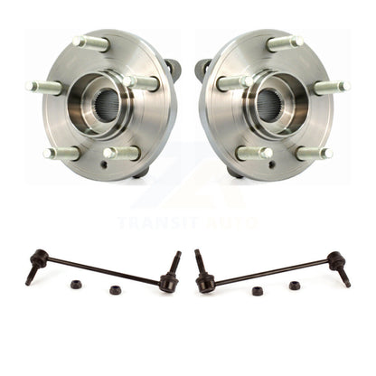 Hub Bearing Assembly And Link Front Kit For Ford Flex Taurus Lincoln MKT MKS