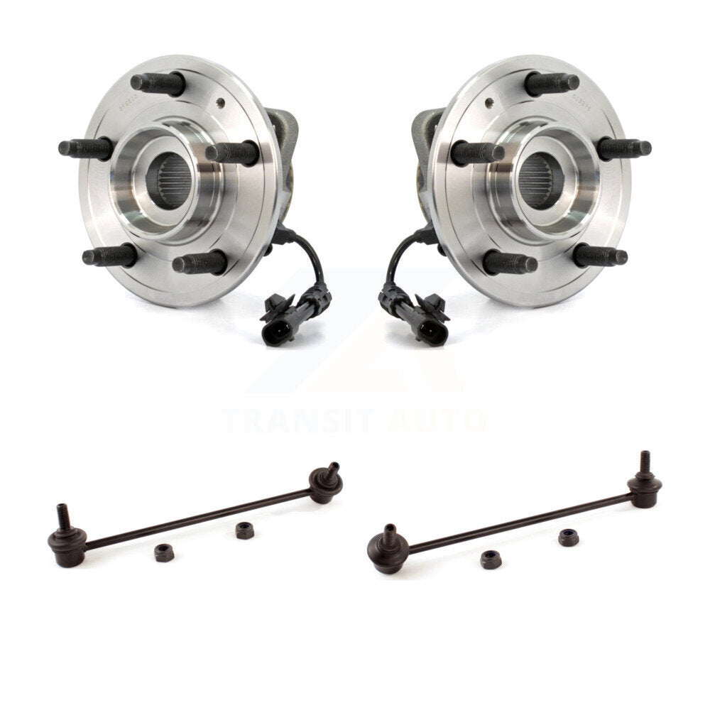Hub Bearing Assembly And Link Front Kit For Chevrolet Equinox Pontiac Torrent