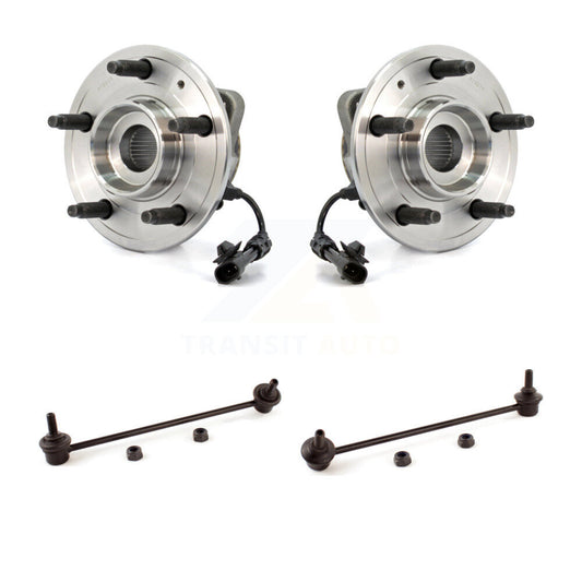 Hub Bearing Assembly And Link Front Kit For Chevrolet Equinox Pontiac Torrent