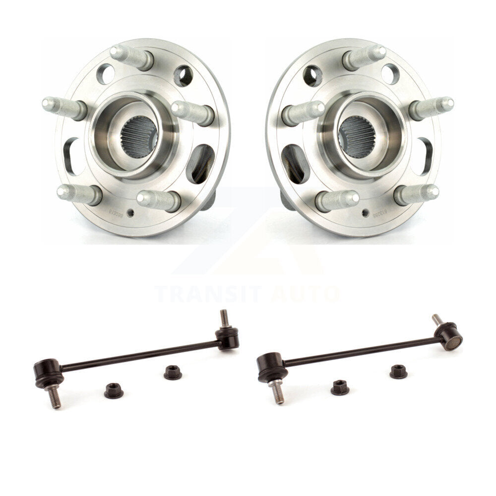 Hub Bearing Assembly Link Front Kit For 2010-2017 Chevrolet Equinox GMC Terrain