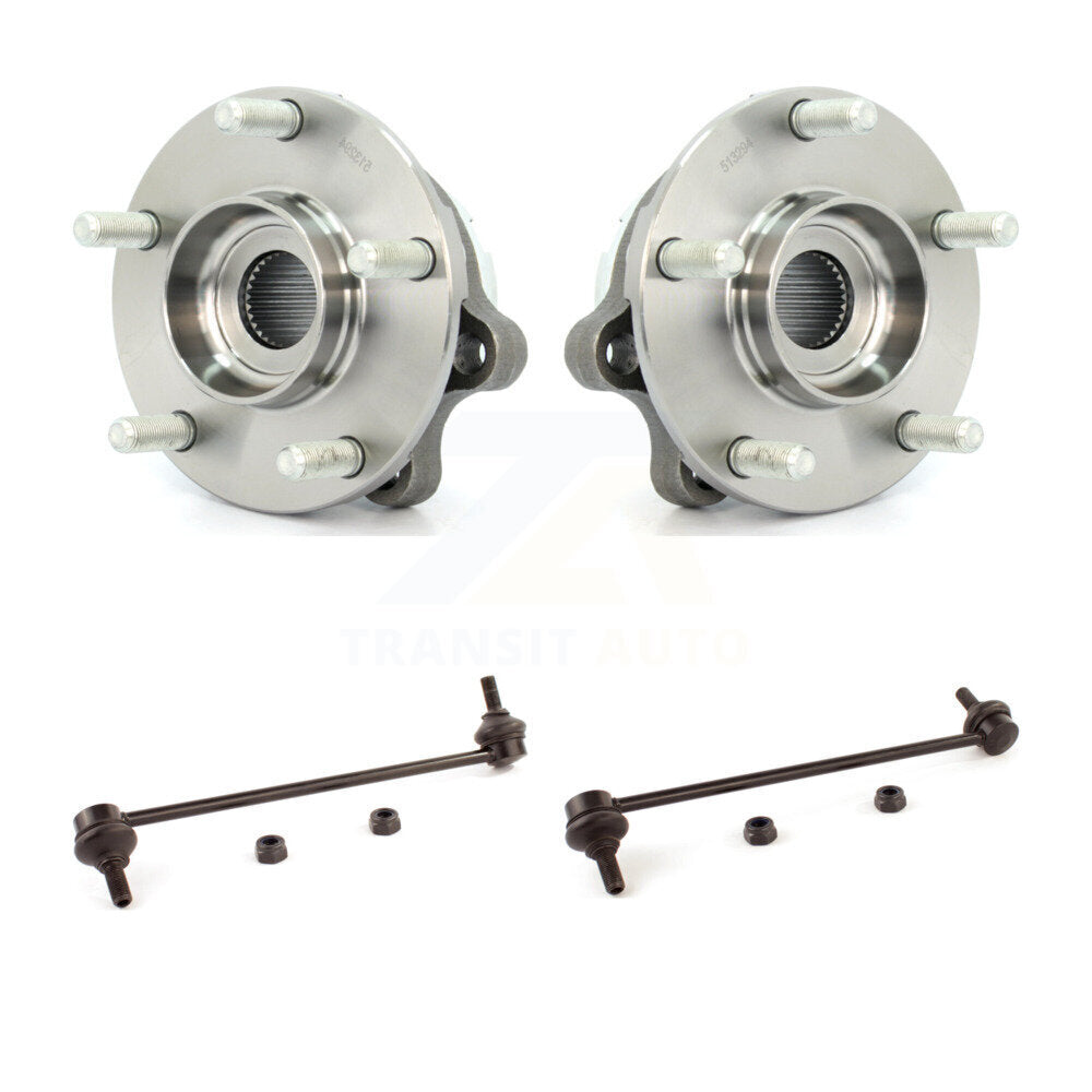 Hub Bearing Assembly And Link Front Kit For 2007-2012 Nissan Altima 2.5L