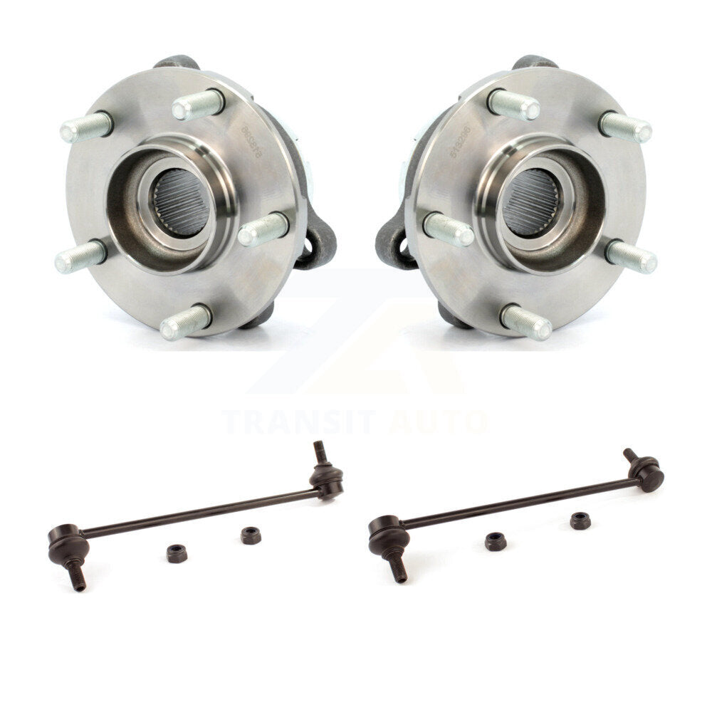 Hub Bearing Assembly And Link Front Kit For 2007-2012 Nissan Altima 3.5L