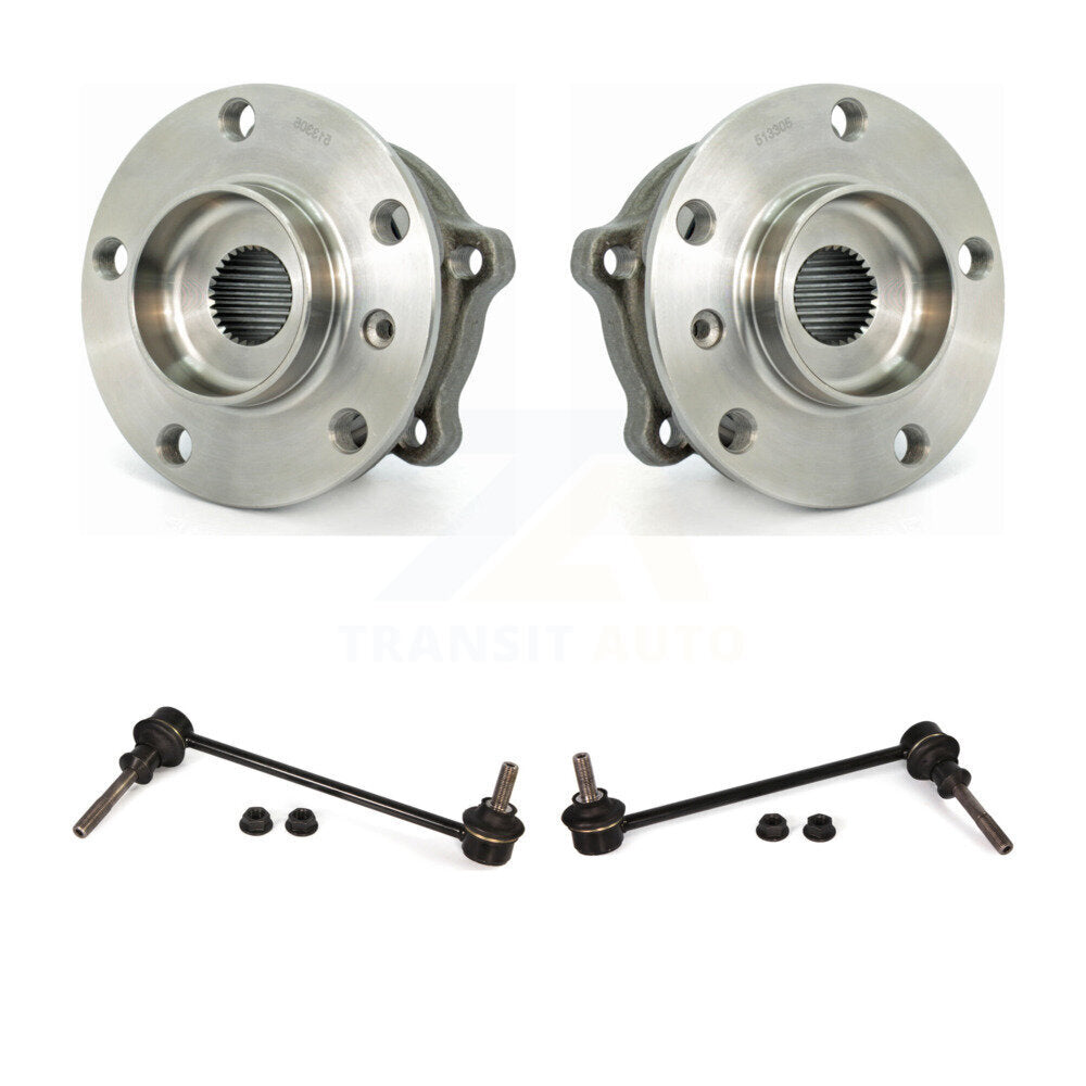 Hub Bearing Assembly And Link Front Kit For 2017 BMW X6 xDrive35i/xDrive50i