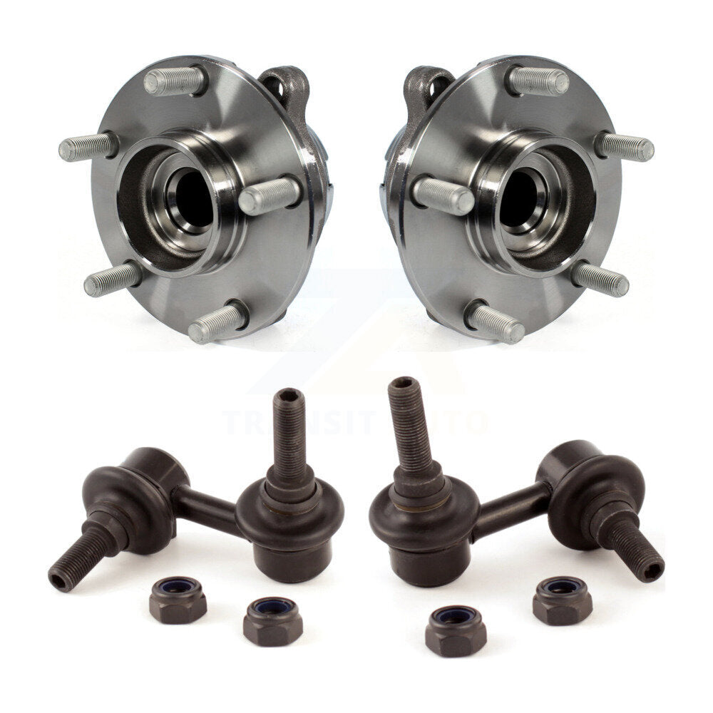 Hub Bearing Assembly And Link Front Kit For 2006-2010 INFINITI M35 M45 RWD