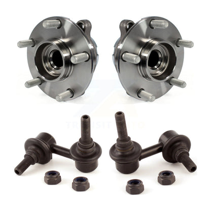 Hub Bearing Assembly And Link Front Kit For 2006-2010 INFINITI M35 M45 RWD