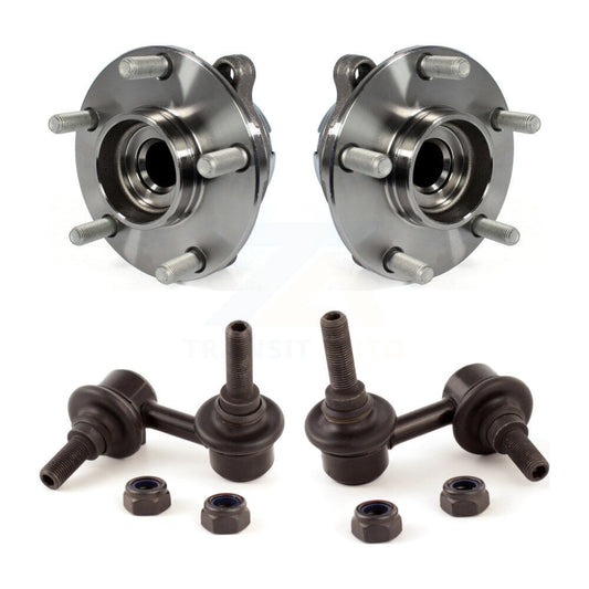 Hub Bearing Assembly And Link Front Kit For 2006-2010 INFINITI M35 M45 RWD