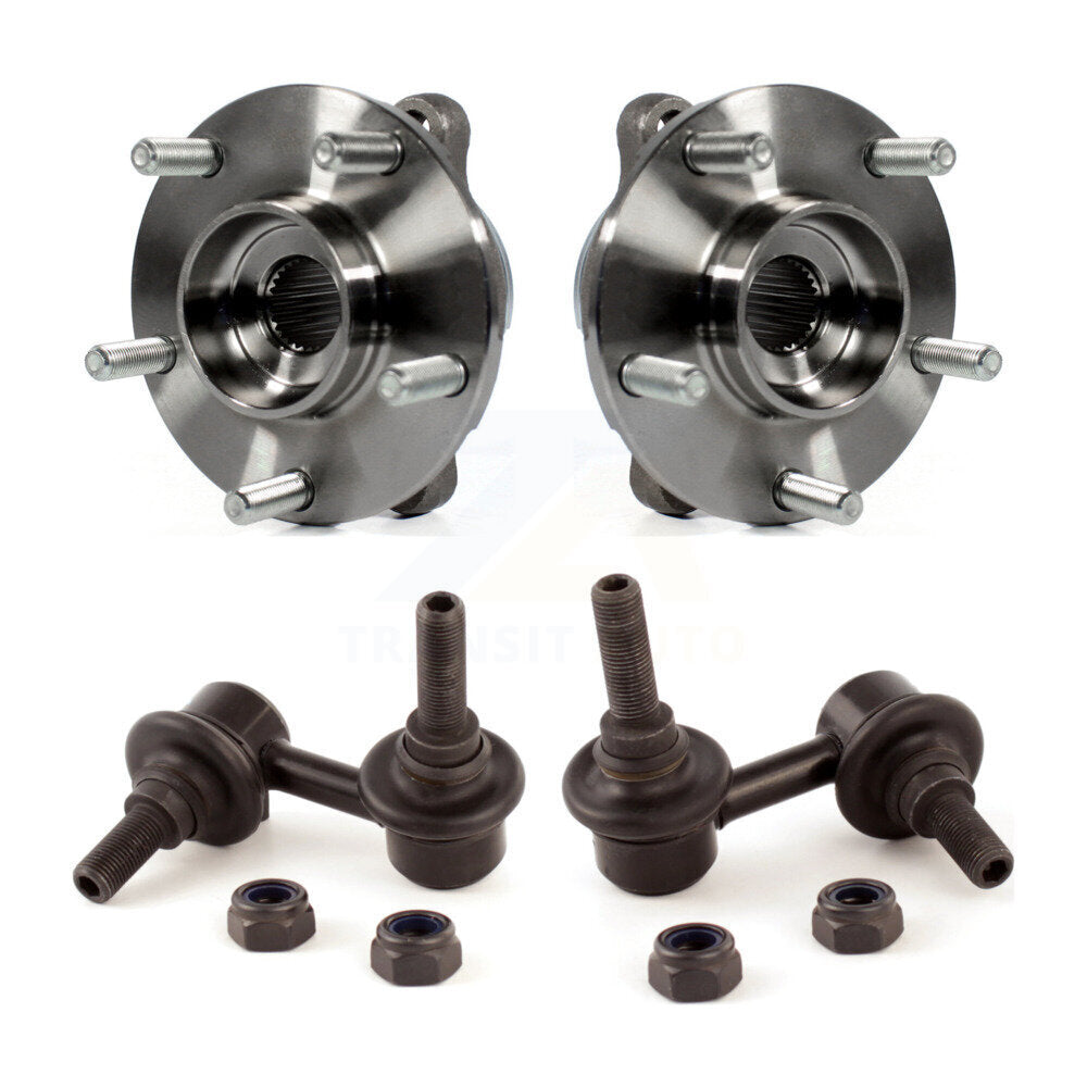 Hub Bearing Assembly And Link Front Kit For INFINITI M35 M45 AWD