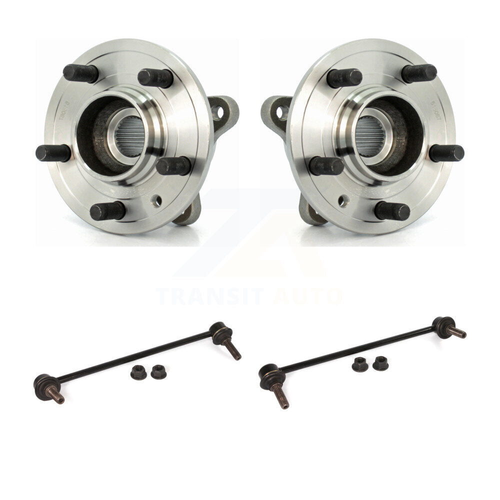 Hub Bearing Assembly And Link Front Kit For 2006-2013 Land Rover Range Sport