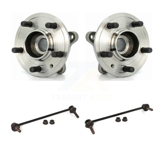 Hub Bearing Assembly And Link Front Kit For 2006-2013 Land Rover Range Sport
