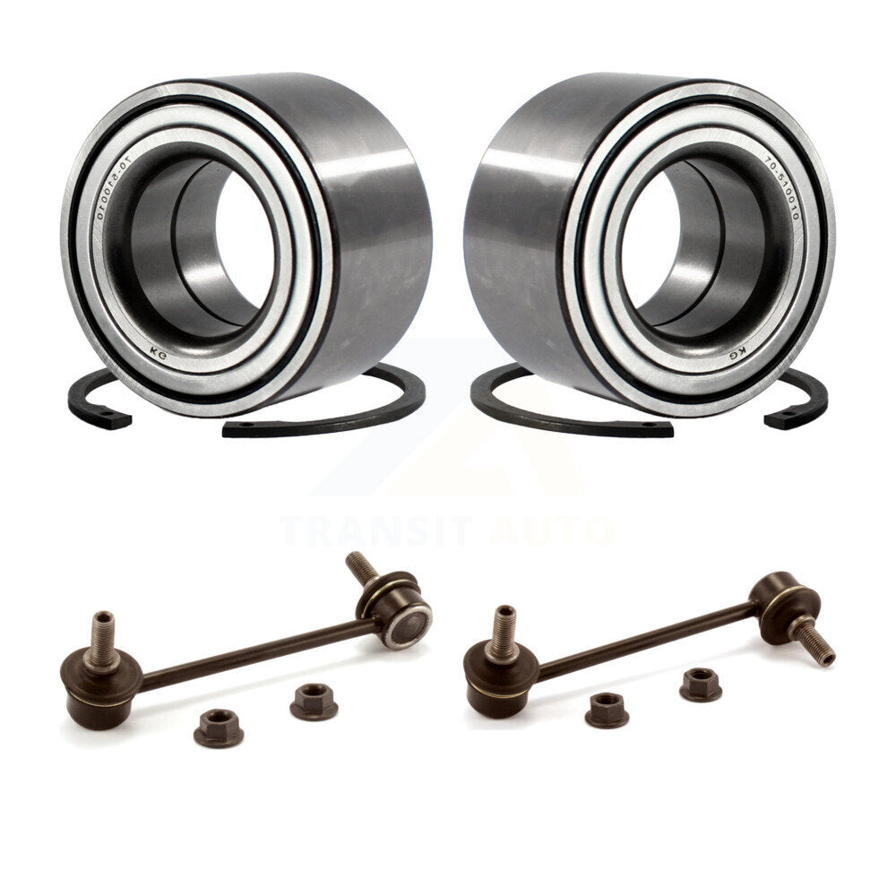 Wheel Bearing Link Front Kit For Ford Fusion Mazda 6 Lincoln MKZ Zephyr Mercury