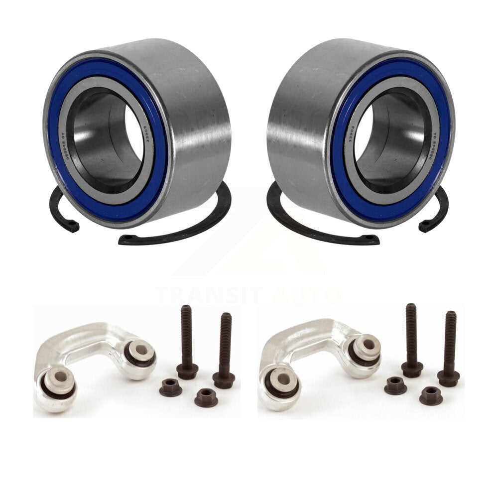 Wheel Bearing And Link Front Kit For Volkswagen Passat Audi A4 Quattro