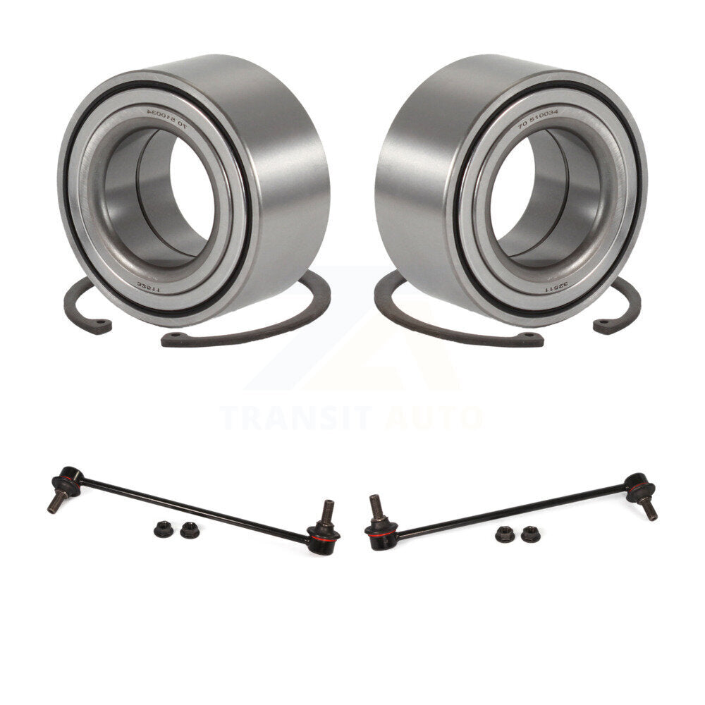 Wheel Bearing & Link Front Kit For Hyundai Sonata 12.64" Center To Length