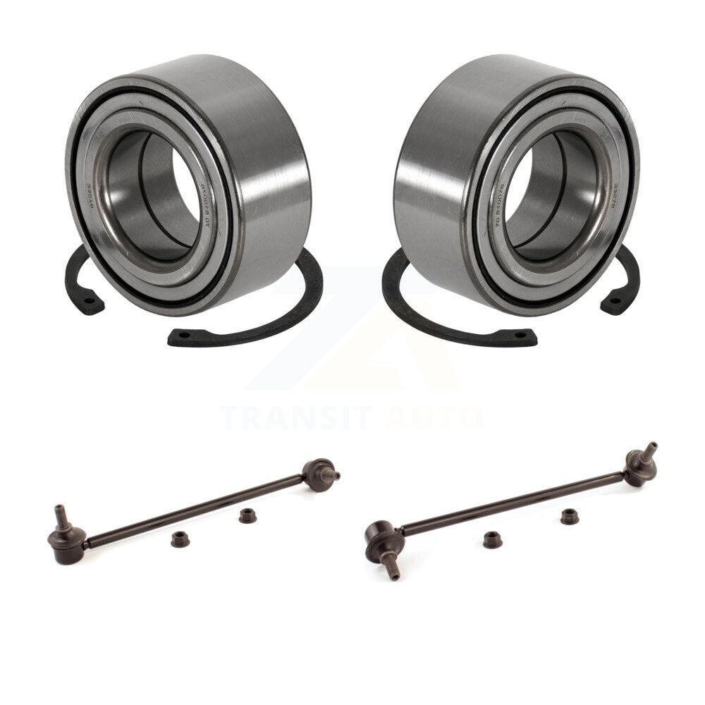 Wheel Bearing And Link Front Kit For 2003-2008 Hyundai Tiburon 2.7L