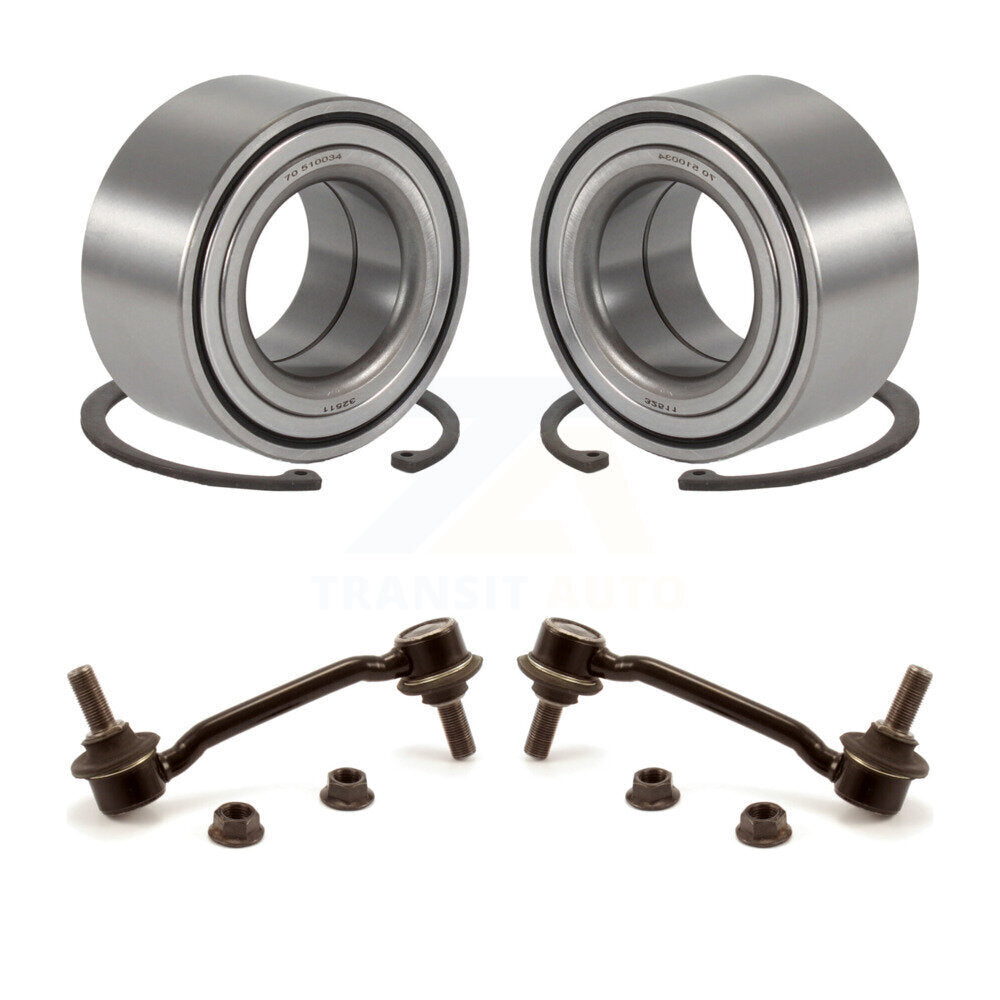 Wheel Bearing And Suspension Link Front Kit For 2006-2010 Hyundai Sonata