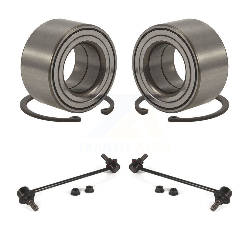 Wheel Bearing And Suspension Link Front Kit For 2012-2017 Hyundai Accent