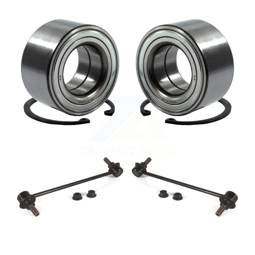 Wheel Bearing & Link Front Kit For Hyundai Elantra Kia Forte GT Soul Veloster EV