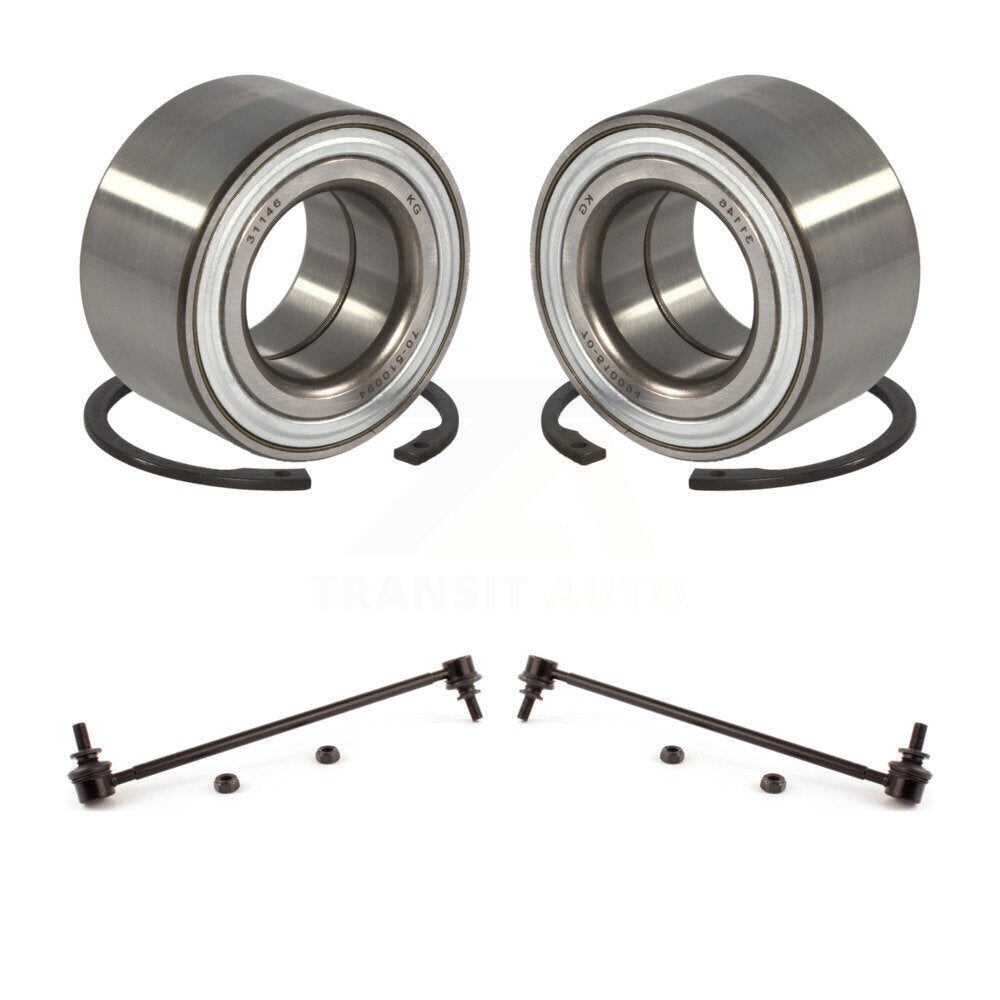 Wheel Bearing And Suspension Link Front Kit For 2017-2018 Toyota Prius V