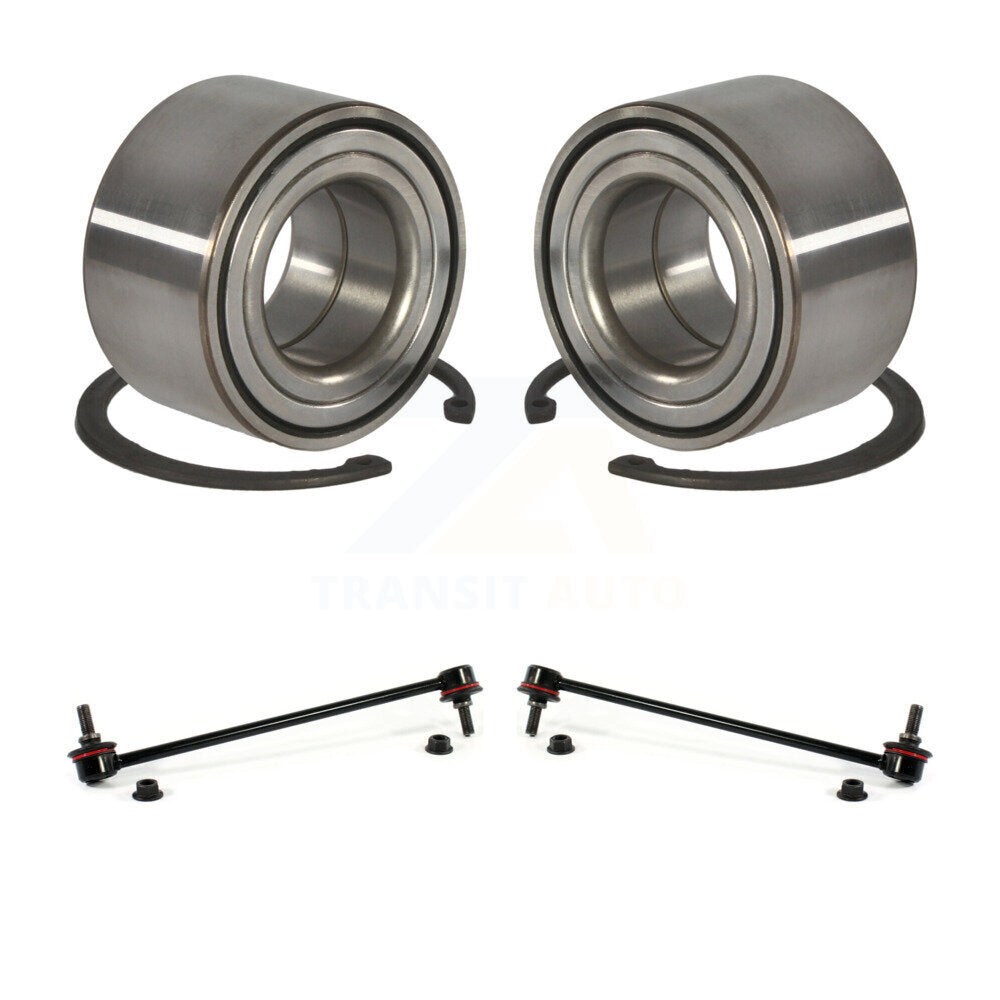 Wheel Bearing And Suspension Link Front Kit For 2012-2019 Fiat 500