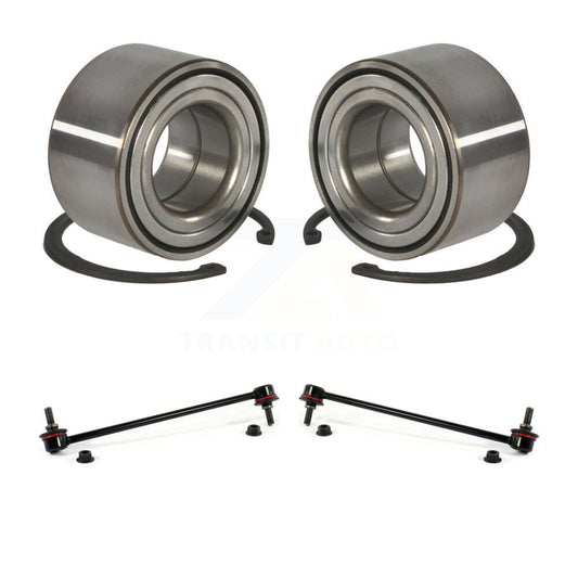 Wheel Bearing And Suspension Link Front Kit For 2012-2019 Fiat 500