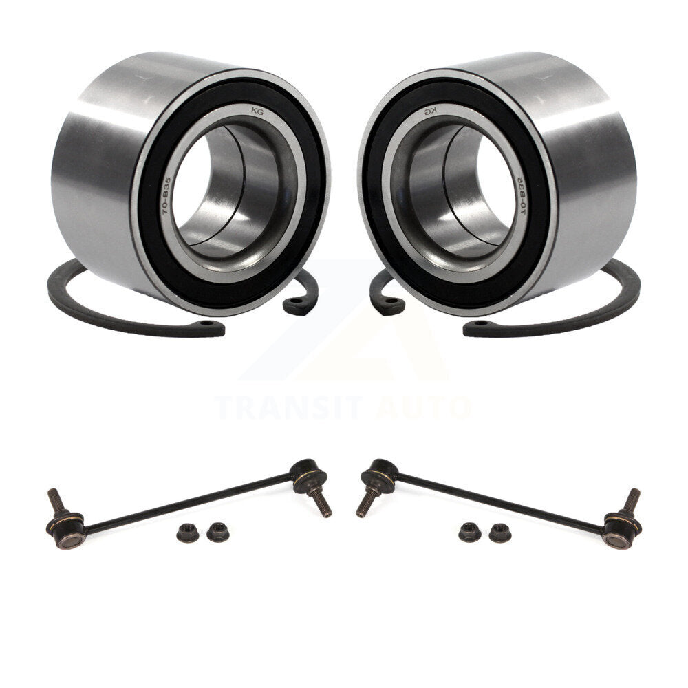 Wheel Bearing And Suspension Link Front Kit For 2013-2015 Chevrolet Spark