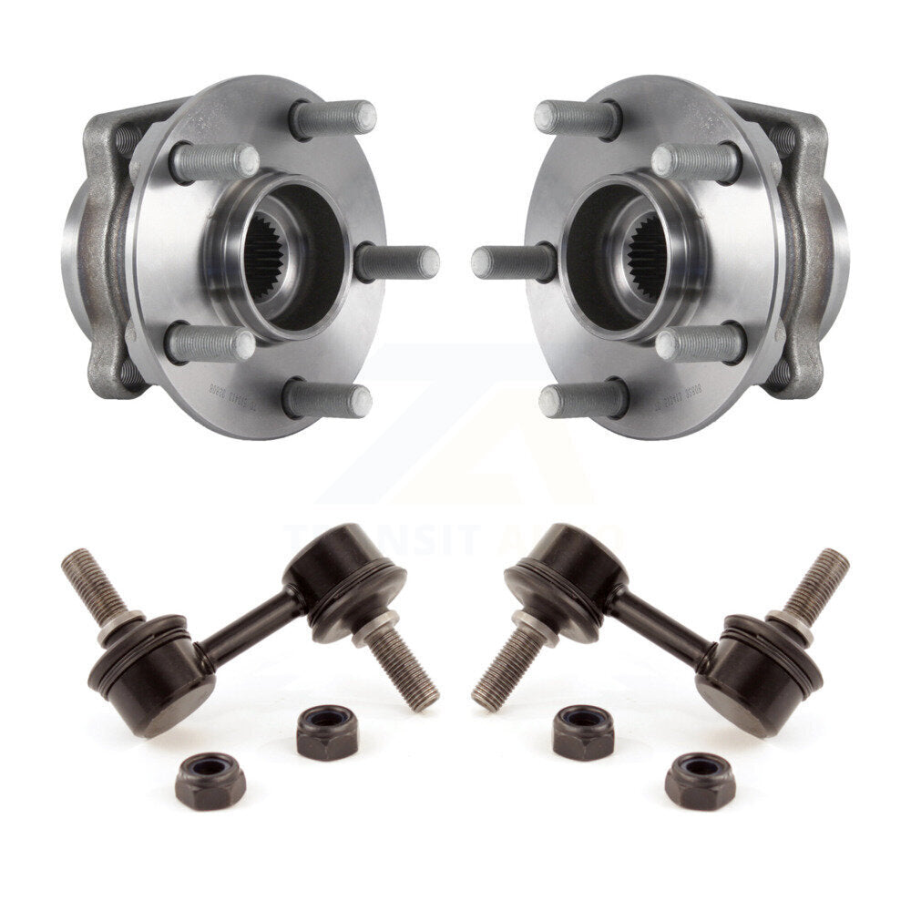 Hub Bearing Assembly And Link Front Kit For Subaru Impreza